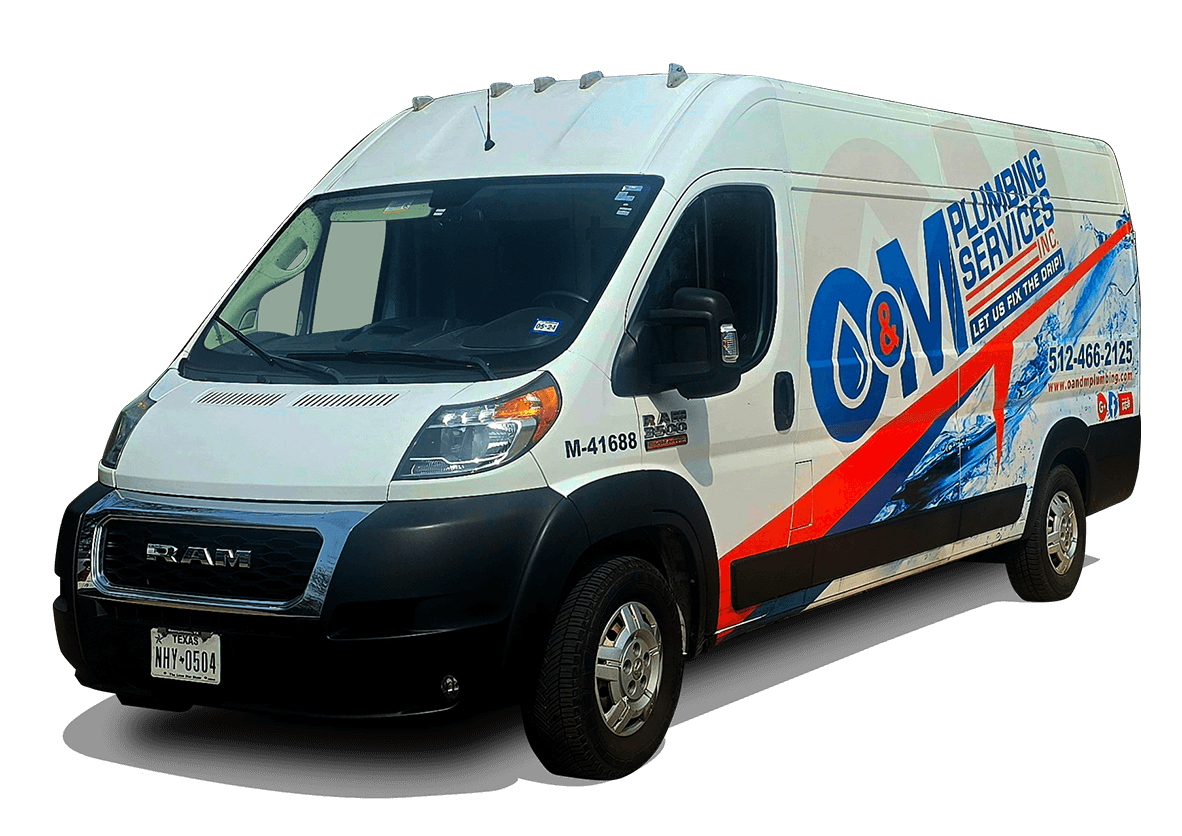 O & M Plumbing Services, Inc. vehicle